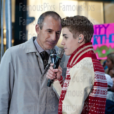 Matt Lauer, Justin Bieber