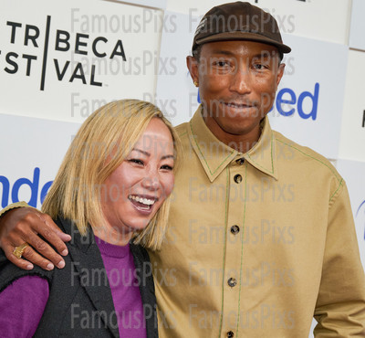 Minya Oh and Pharrell Williams