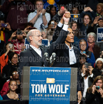 Tom Wolf, President Barack Obama